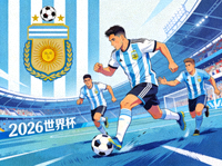2026年世界杯阿根廷国家队队徽及球员图片